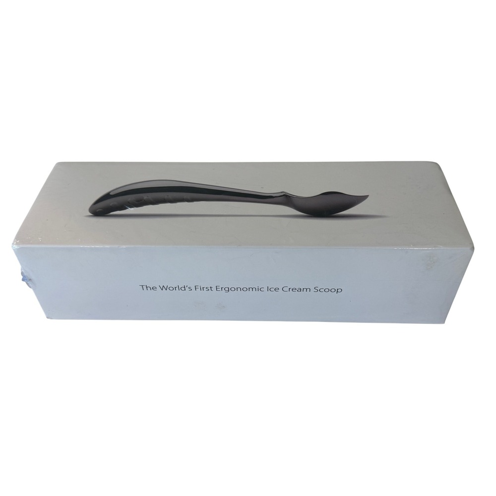 Midnight Scoop Ergonomic Ice Cream Scoop Stainless Steel Chrome Heavy Duty NEW